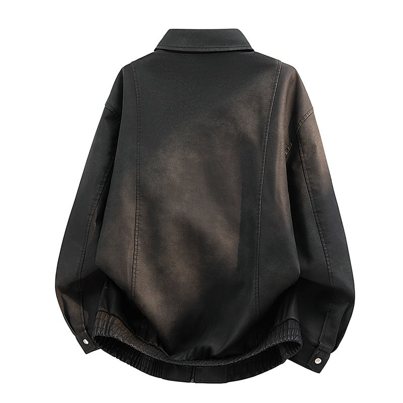 Damen Lässige Übergangsjacke mit Stehkragen Drune