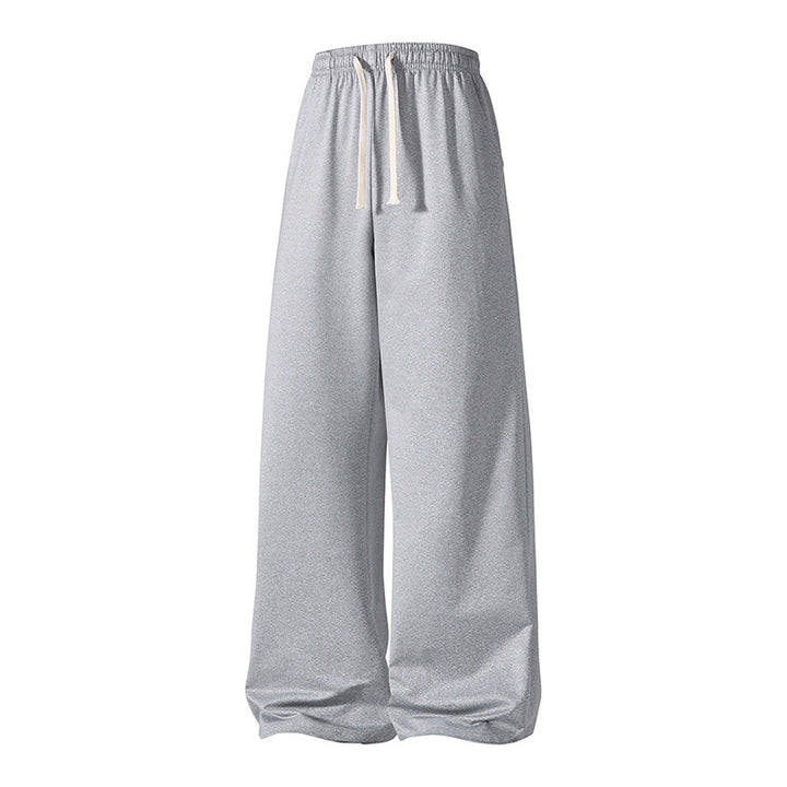 Damen ultraweite Palazzo-Sweathose mit elastischem Komfortbund und Kordelzug Drune