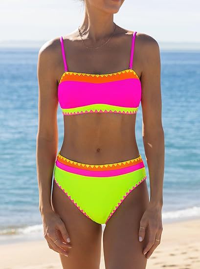 Damen Bunte Bikini Drune