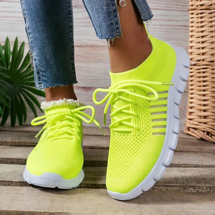 Damen Leichte Strick‑Sock‑Sneaker mit elastischem Schaft und flexibler Profilsohle Drune
