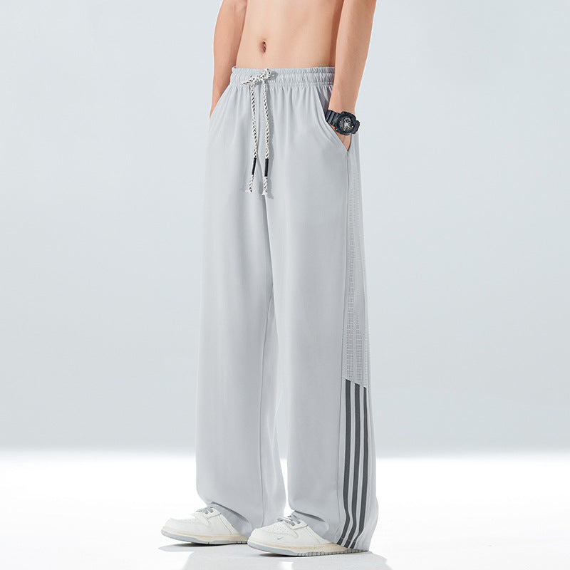 Herren Sportliche Freizeithose mit seitlichen Belüftungsöffnungen