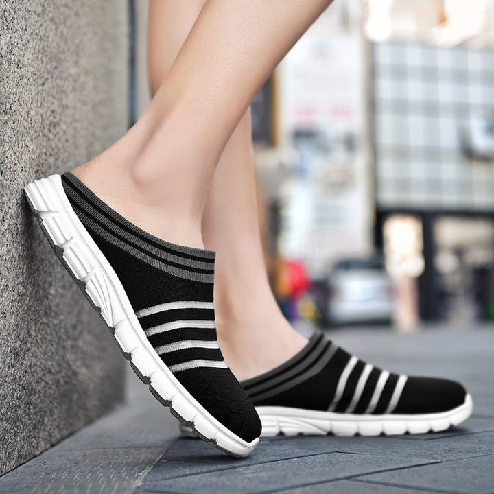 Unisex nan leichte Strick-Mule mit konturierter Komfortsohle und flexibler Profillaufsohle Drune