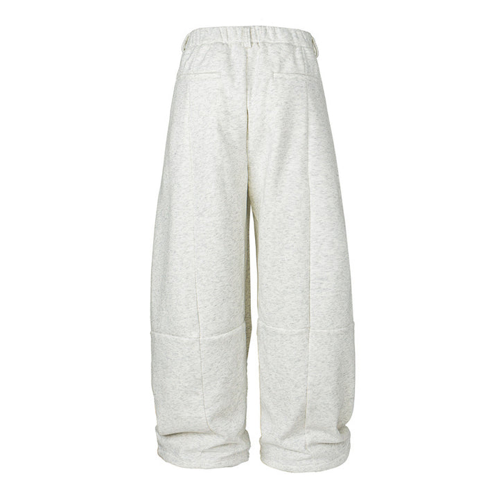 Damen Weite High-Waist Jogginghose aus French-Terry mit umgeschlagenem Saum Drune