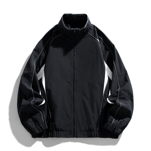 Herren Leichte Sportjacke mit Stehkragen Drune