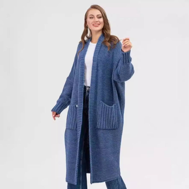Damen Oversized Strickmantel Drune