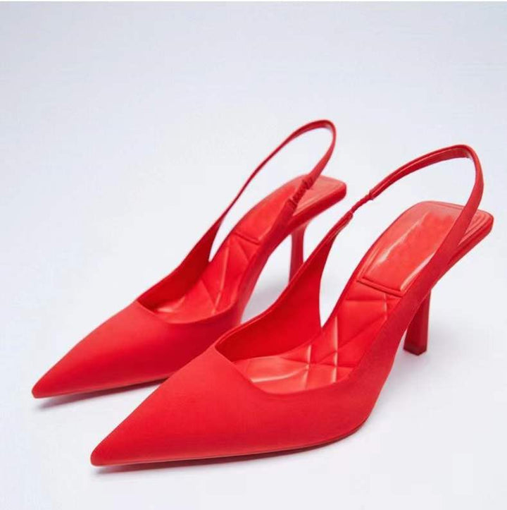 Damen Sling-Pumps mit eleganter Spitze und verstellbarem Riemen Drune