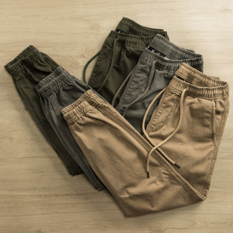 Herren bequeme Cargo-Hose mit elastischem Bund und praktischen Taschen Drune