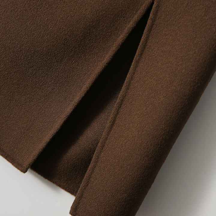 Damen Eleganter Bleistiftrock mit hohem Schlitz und tailliertem Schnitt Drune
