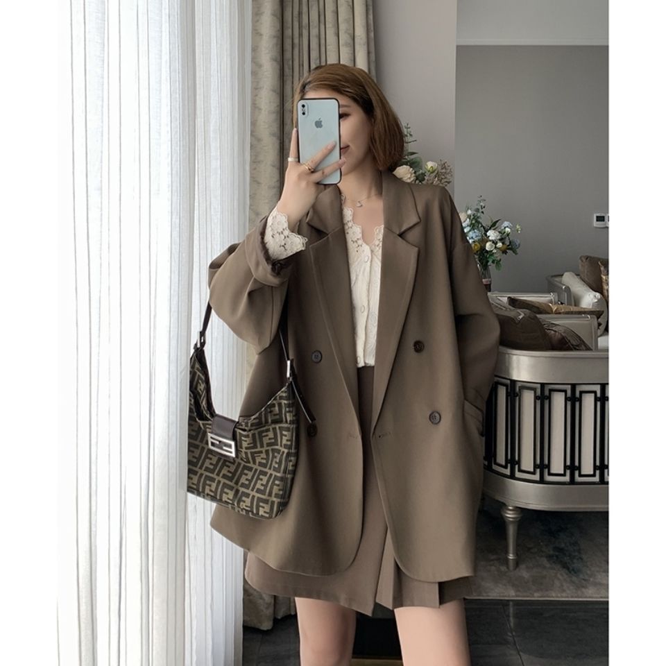 Damen elegante oversized Jacke Drune