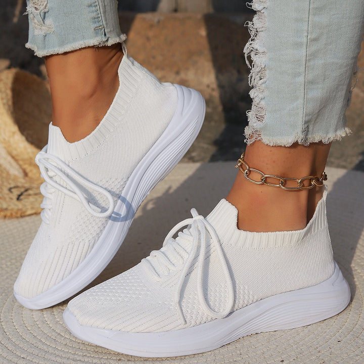 Damen Strick-Sneaker mit sockenähnlichem Schaft Drune