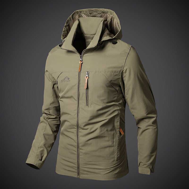 Herren leichte temperaturregulierende Jacke Drune