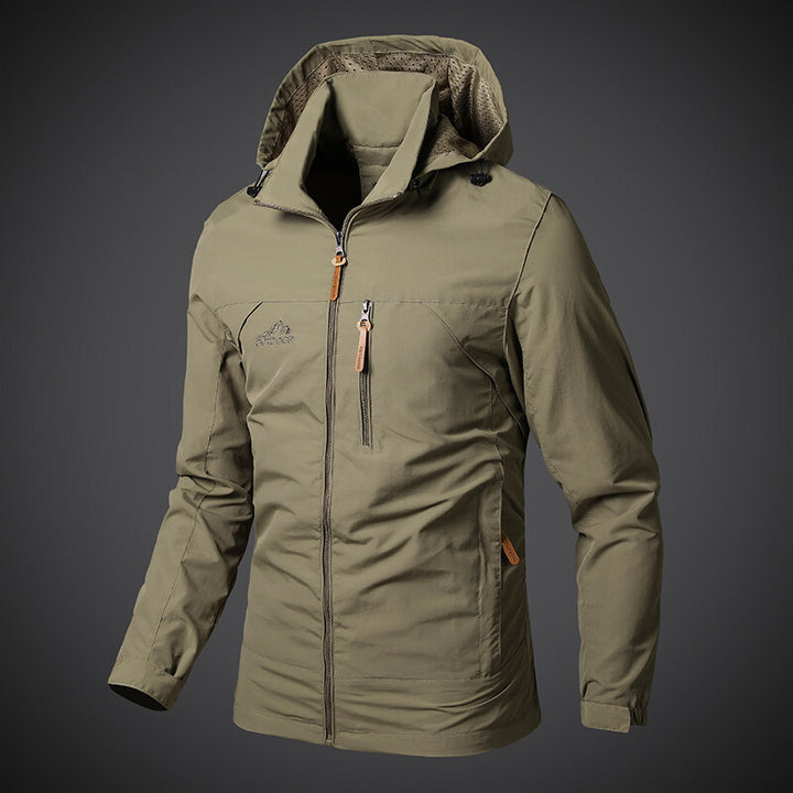 Herren leichte temperaturregulierende Jacke Drune