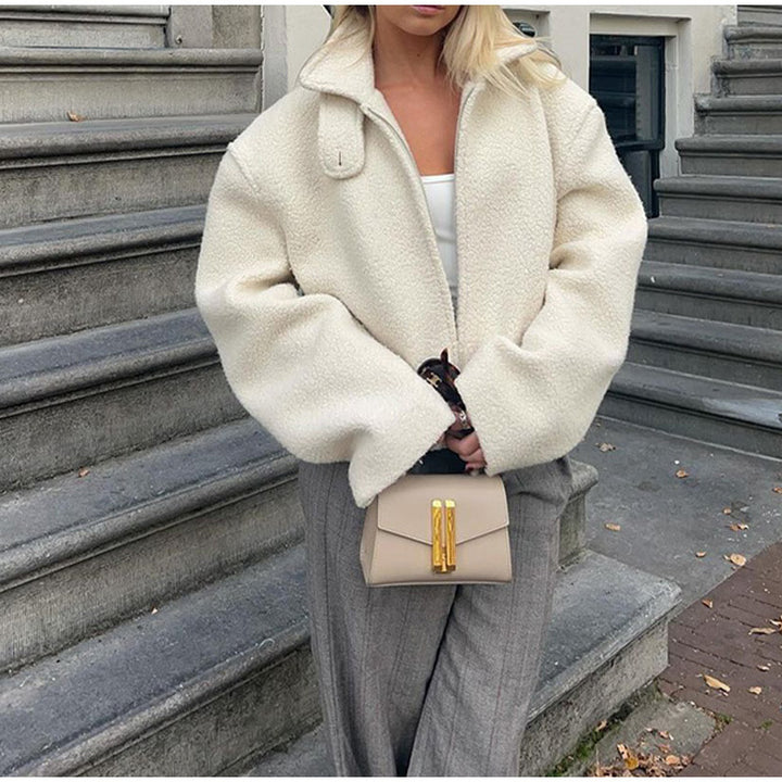 Damen Kuscheljacke im stylischen Oversized-Design Drune