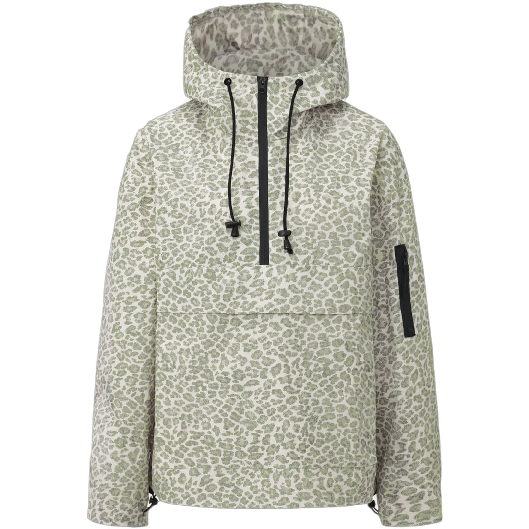Damen Stylische Anorakjacke mit Kapuze