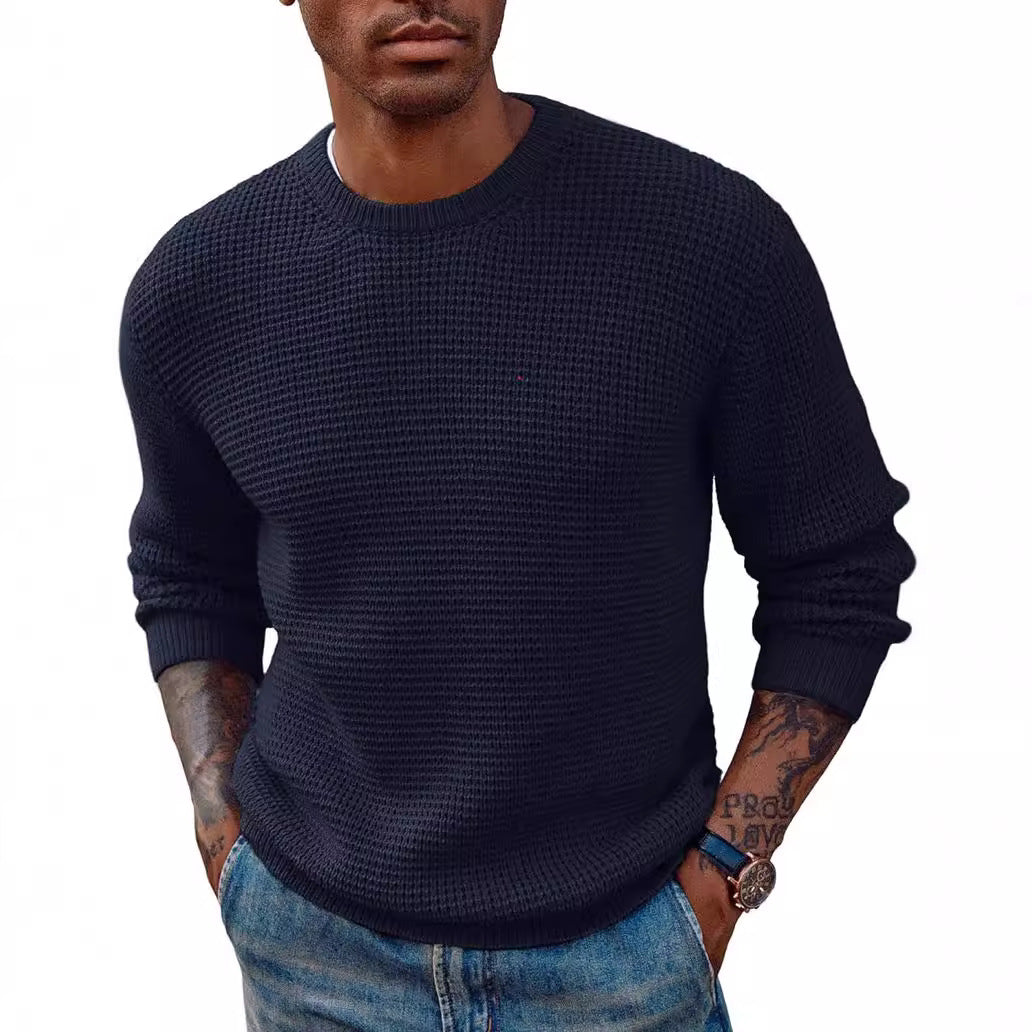 Herren Strukturierter Pullover Drune