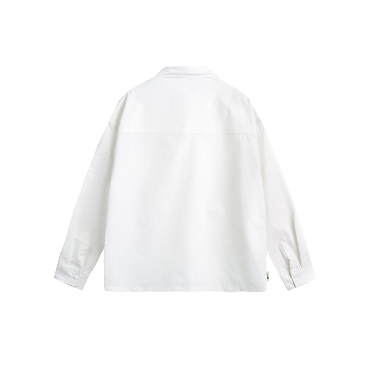Unisex Overshirtjacke im Utility‑Stil mit Druckknopfleiste und Karabinerdetail Drune