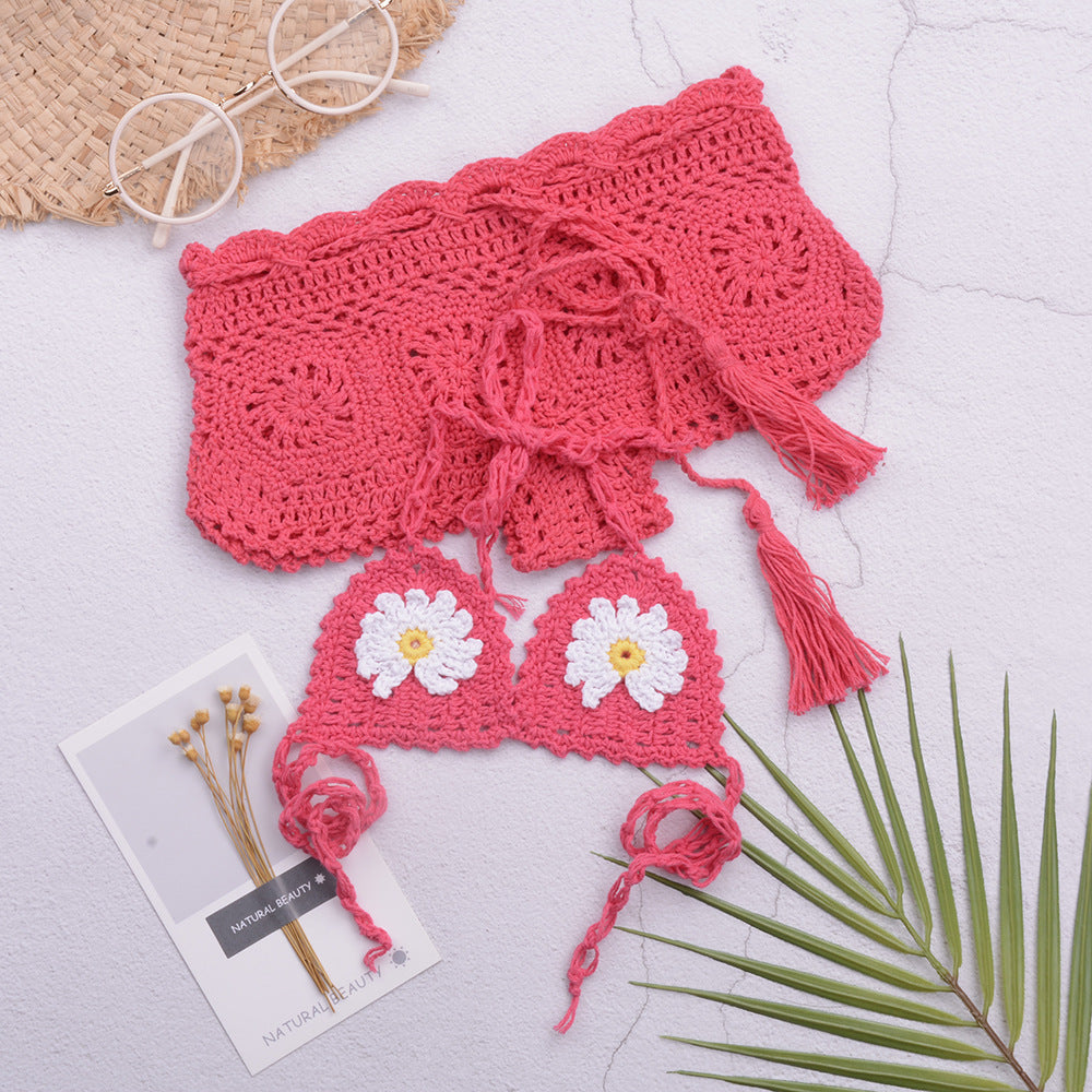Damen Häkel-Bikini-Set Drune