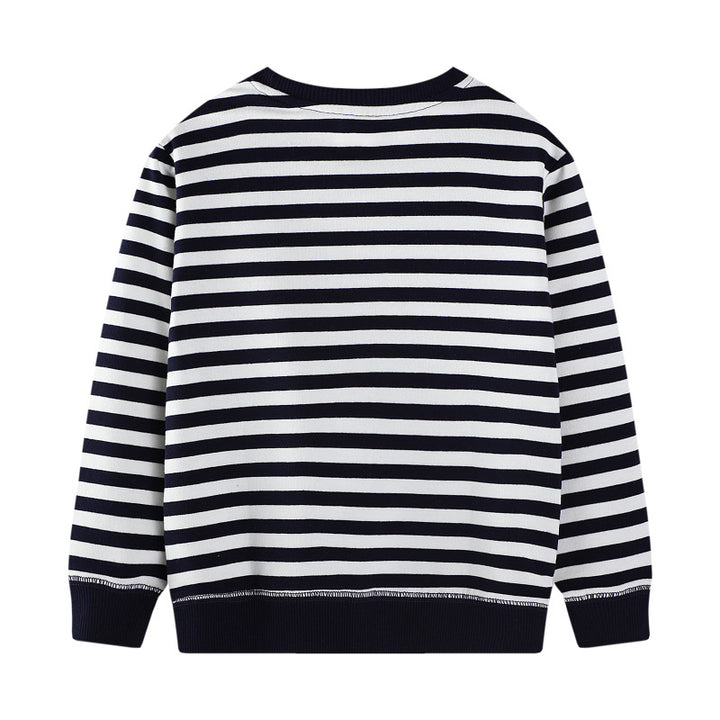 Jungen Sweatshirt mit kreativem Flugzeug-Design Drune