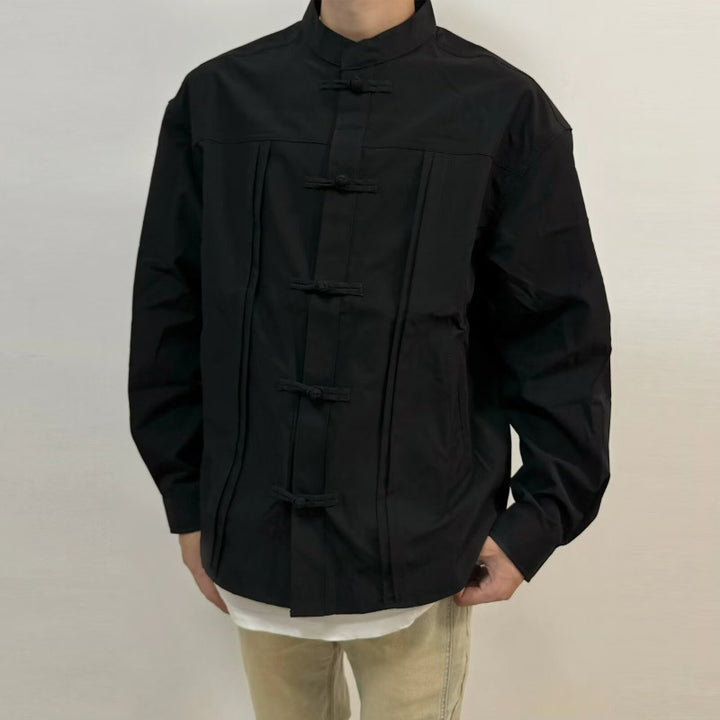 Herren Modische Chinesische Kunstjacke Drune