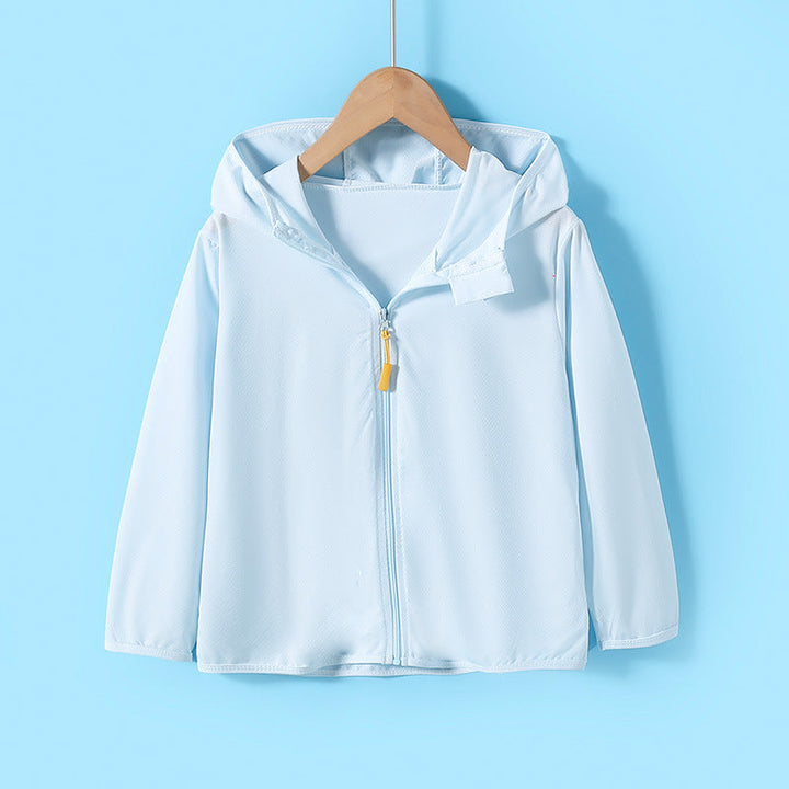 Unisex nan leichte UV-Schutz Kapuzenjacke mit durchgehendem Reißverschluss und atmungsaktivem Meshfutter Drune