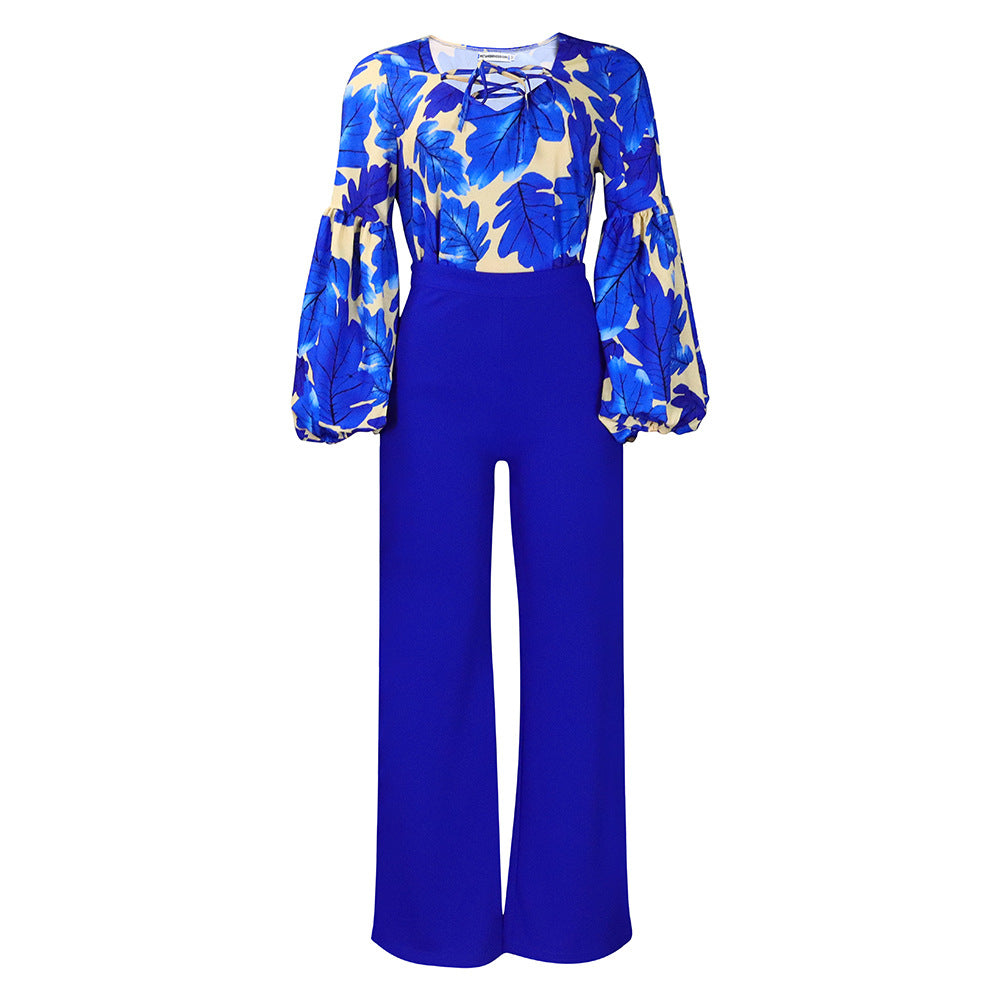 Damen Modischer Jumpsuit mit aufregendem Ärmeldesign Drune
