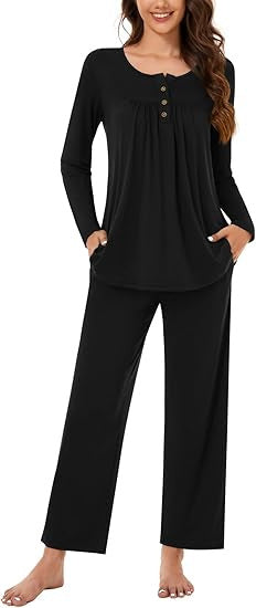 Damen Schlafanzug Set Drune