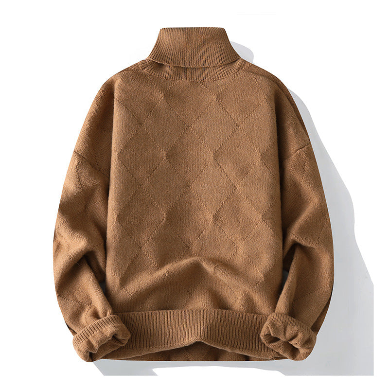 Damen Eleganter Rollkragenpullover Drune