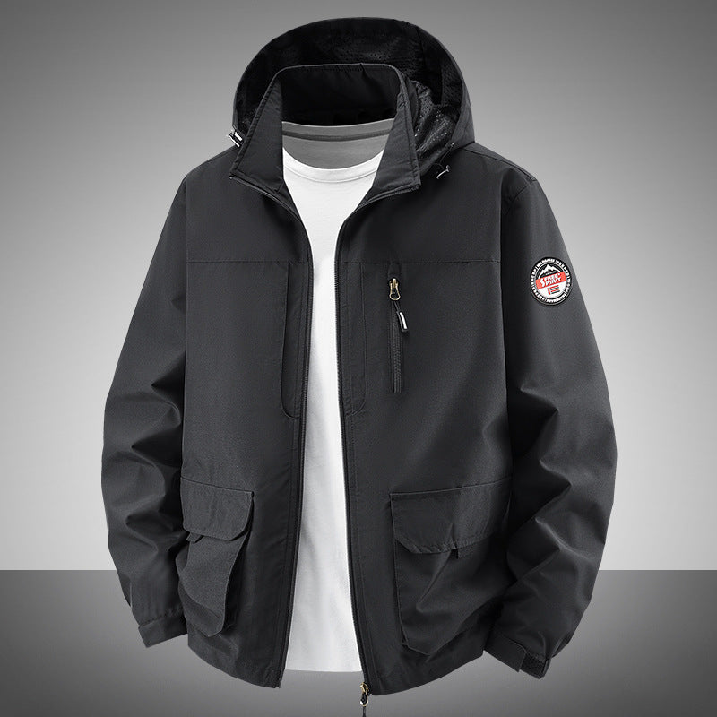Herren Robuste Übergangsjacke mit praktischen Taschen Drune