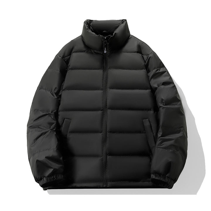Damen Modische Funktionsjacke mit Hohem Kragen Drune
