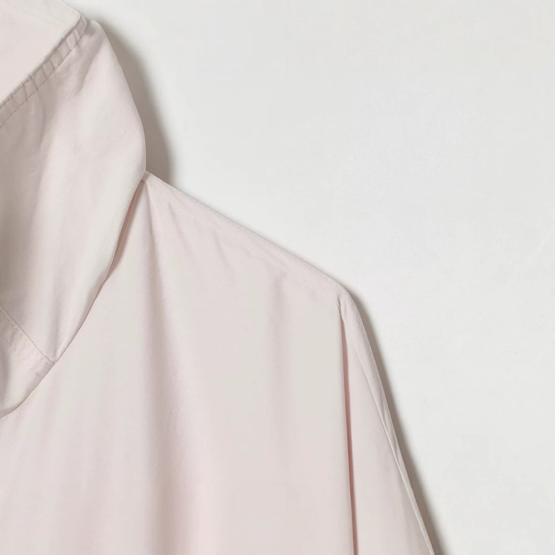 Damen Cropped Boxy-Jacke mit Funnelkragen, Zwei-Wege-Reißverschluss und aufgesetzten Eingrifftaschen Drune