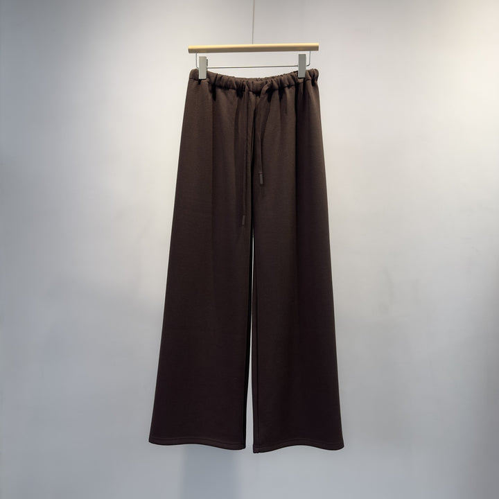 Damen Hohe Taillen Weite Hose Lounge Pants Drune