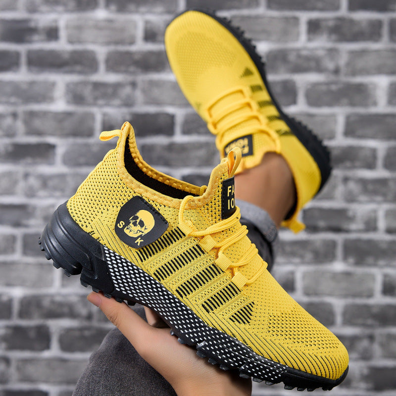 Herren Strick-Sockensneaker mit robuster Trail-Profilsohle und gepolstertem Komfortfußbett Drune
