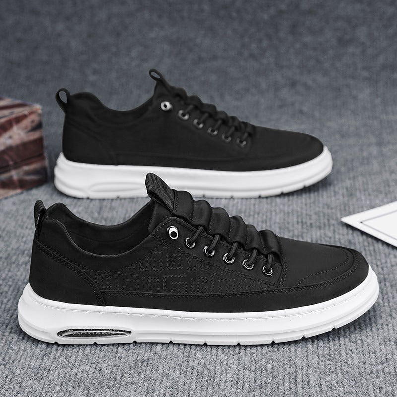 Herren Leichte Sneaker mit niedrigem Schnitt, geprägtem Muster, luftgepolsterter Sohle und gepolstertem Einstieg Drune