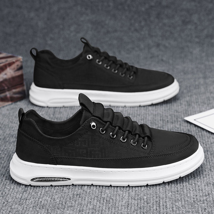 Herren Leichte Sneaker mit niedrigem Schnitt, geprägtem Muster, luftgepolsterter Sohle und gepolstertem Einstieg Drune