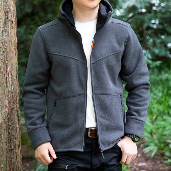 Herren Fleecejacke mit praktischen Taschen Drune