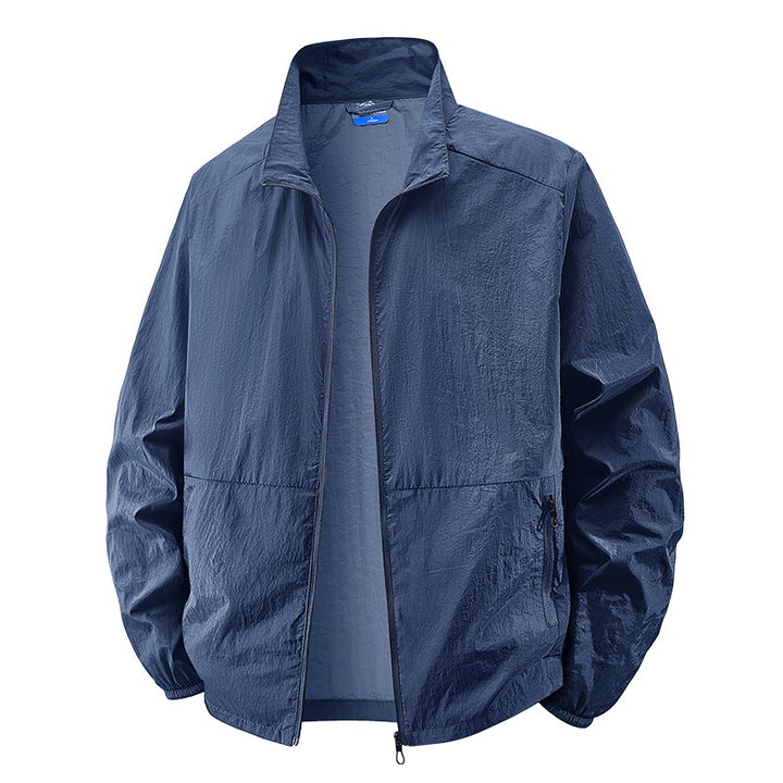 Herren Leichte Windbreaker Jacke Drune