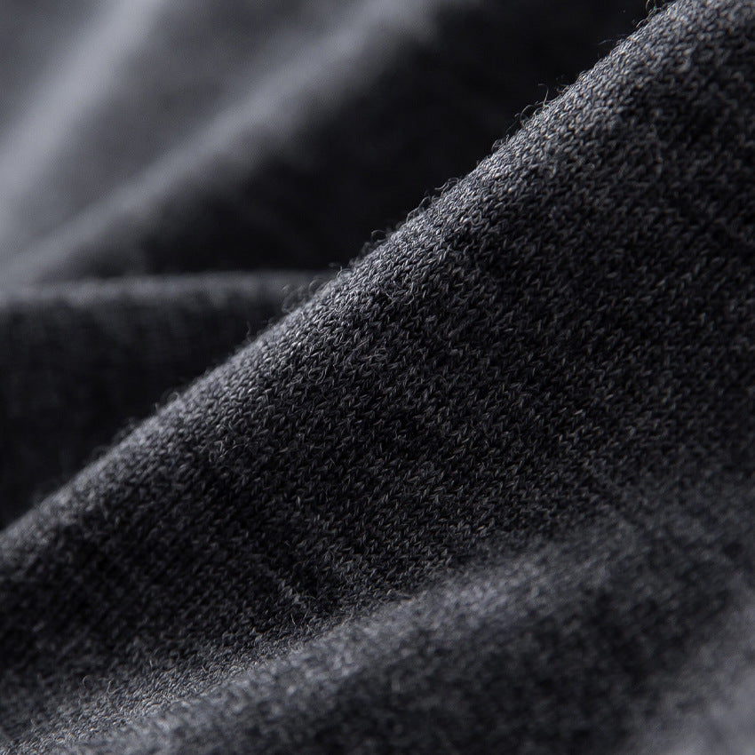 Damen Leichter Feinstrick-Langarmpullover mit Kontrastbündchen und Rundhalsausschnitt Drune