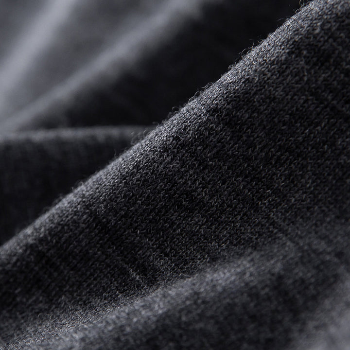 Damen Leichter Feinstrick-Langarmpullover mit Kontrastbündchen und Rundhalsausschnitt Drune