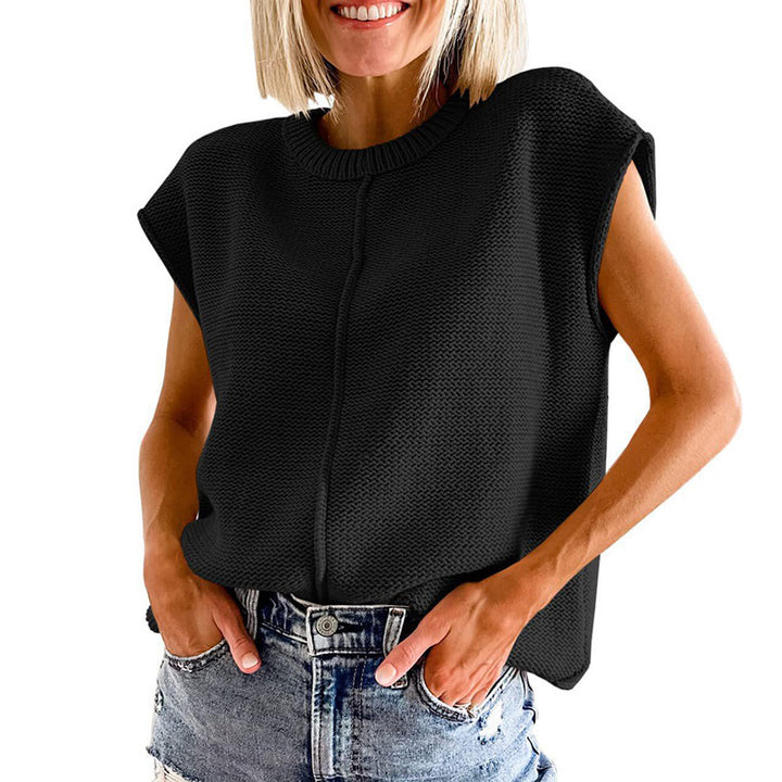 Damen Modisches Stricktop mit zusätzlichem Komfort Drune