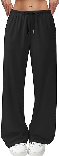 Damen luftige Freizeithose mit Kordelzug Drune