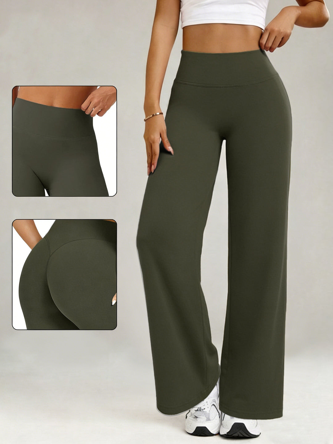 Damen Sportliche Hochbund-Hose Drune
