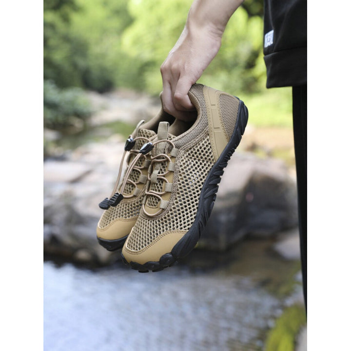 Herren Atmungsaktiver Trekking‑Wasserschuh mit Quick‑Lace und profilierter Gummisohle Drune