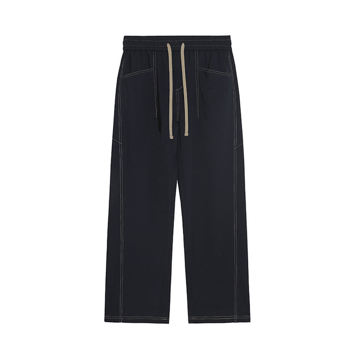 Damen Weite Palazzo‑Hose mit hohem Elastbund & Kordelzug Drune