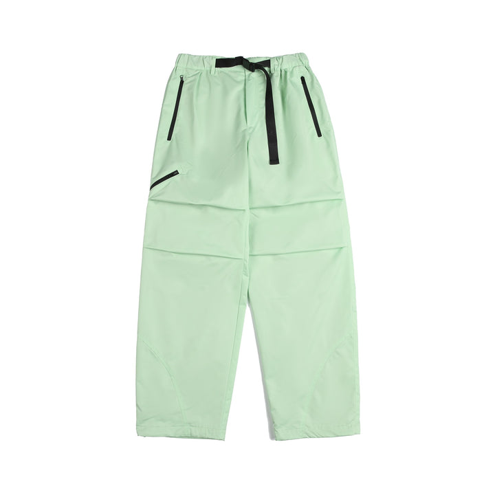 Unisex Technische Cargo-Caprihose mit elastischem Bund, integriertem Gurt und wasserdichten Reißverschlüssen Drune