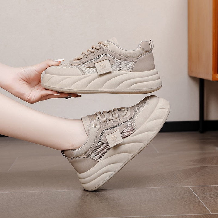 Damen modische Sneaker mit atmungsaktivem Mesh und komfortabler Sohle Drune