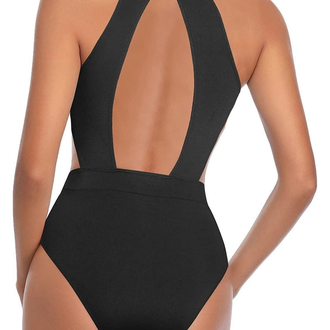 Damen Hochgeschlossen Badesuit Drune