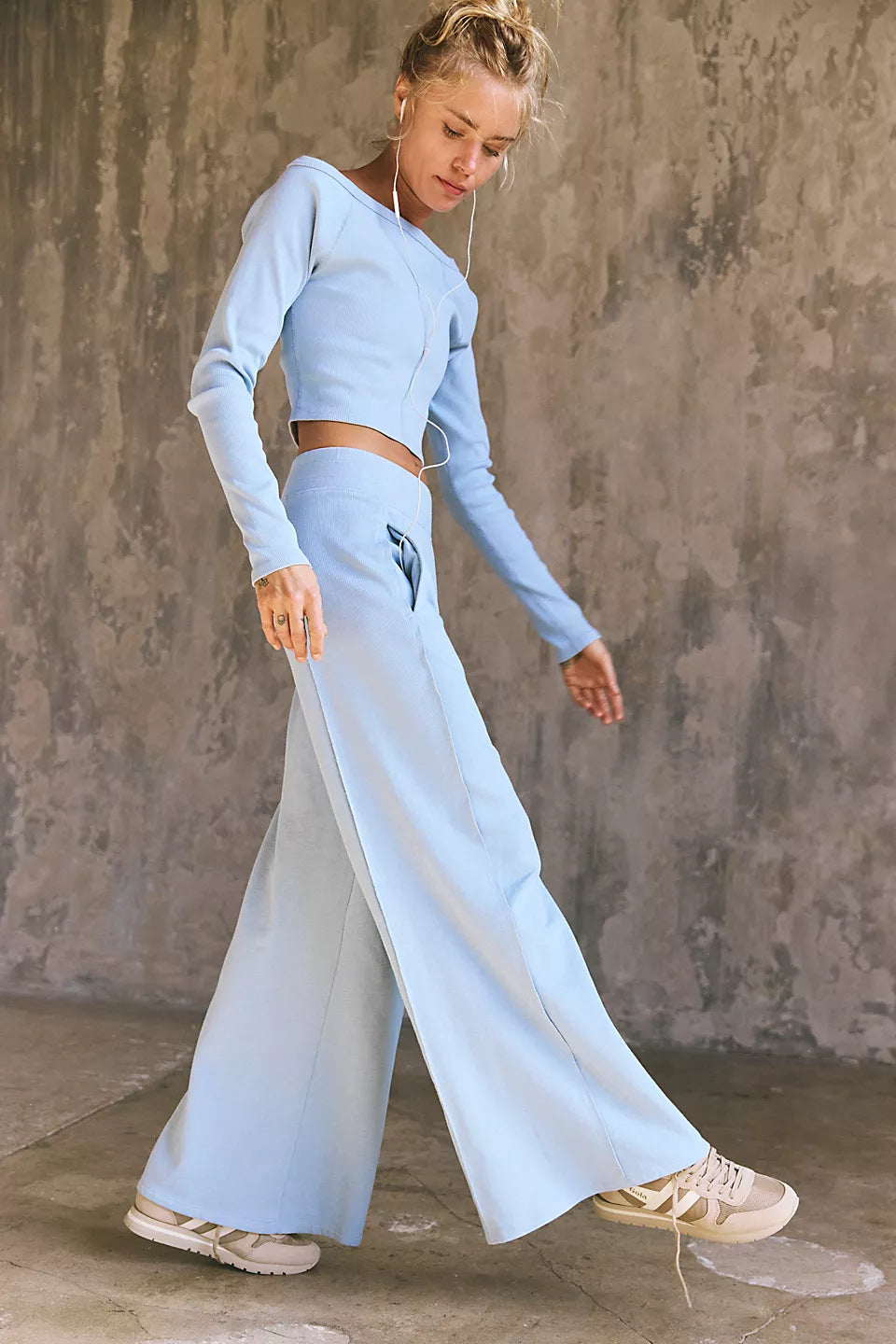 Damen bequemer Sport-Loungewear-Anzug im lässigen Schnitt Drune