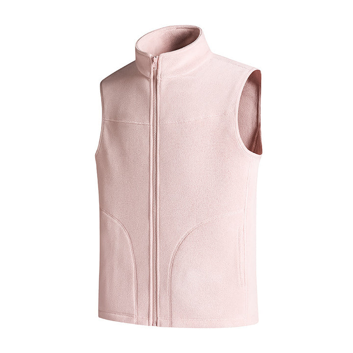 Damen Sportliche Fleece-Weste Drune