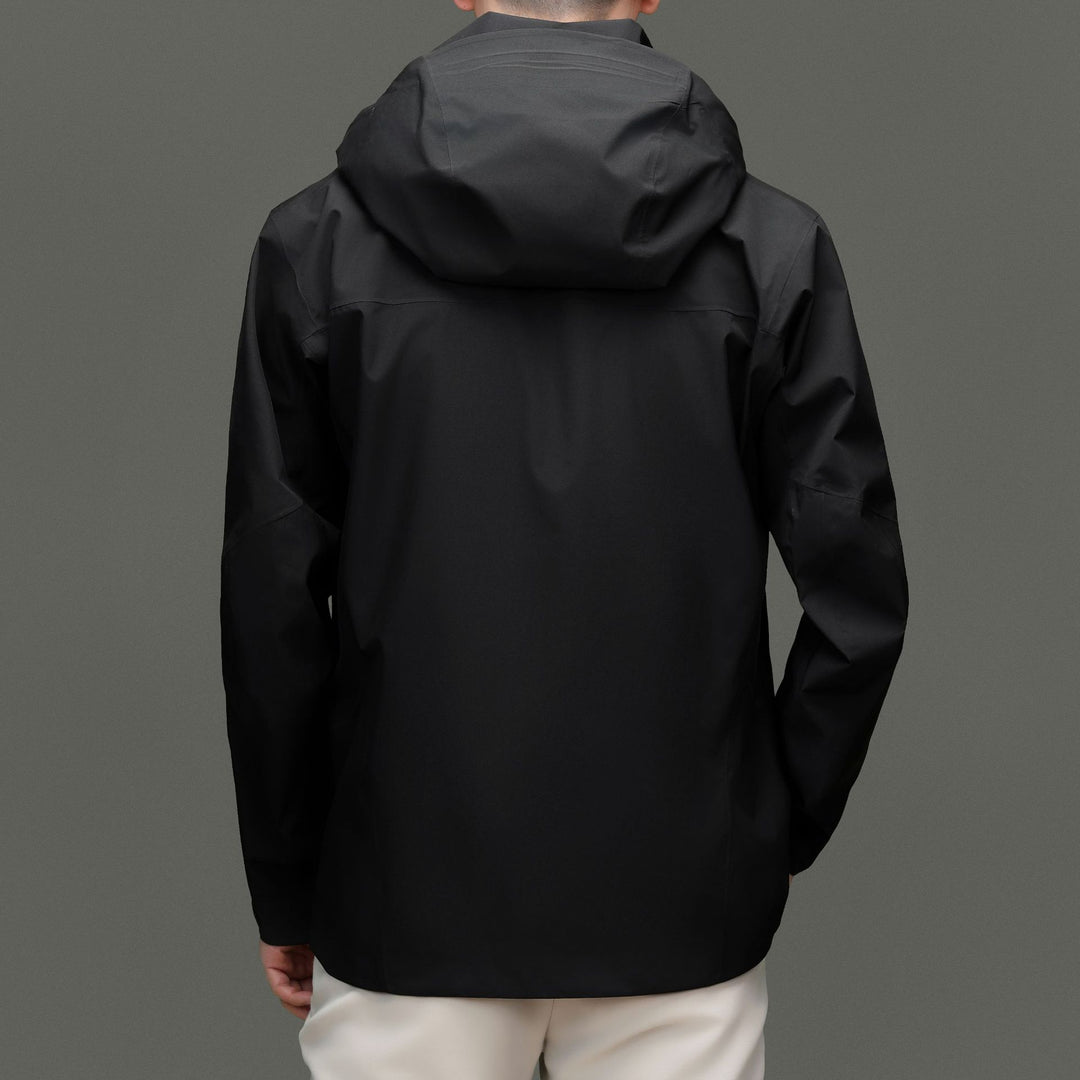 Herren Funktionsjacke mit innovativer wasserdichter Technologie und verstellbarem Kapuzendesign Drune