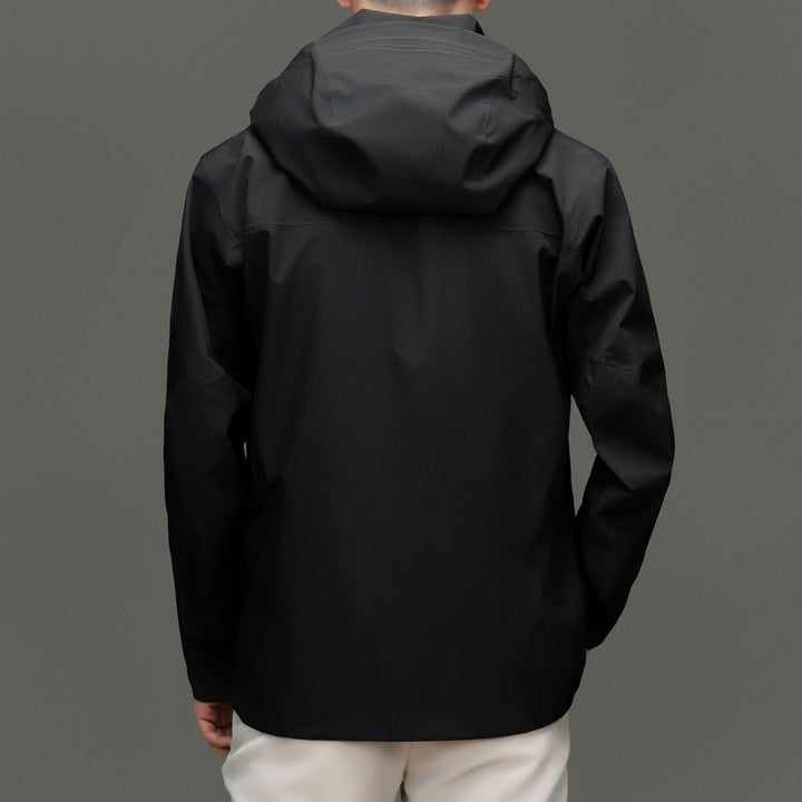 Herren Funktionsjacke mit innovativer wasserdichter Technologie und verstellbarem Kapuzendesign Drune